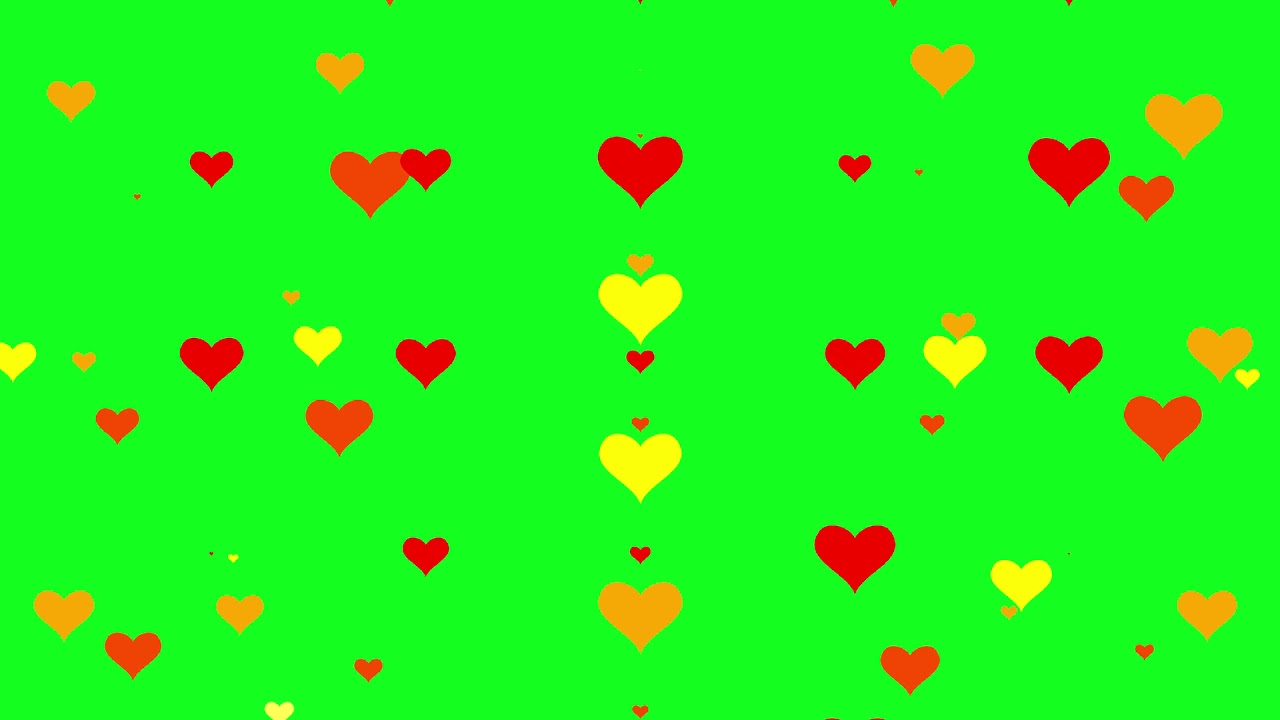 Background Video HD... Heart Effects...Love Effects.Green