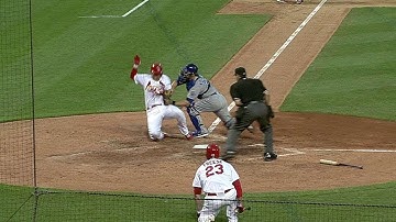 KC@STL: Lough cuts down Craig trying to score on hit