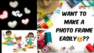 DIY at Home | Heart Shaped Photo Frames