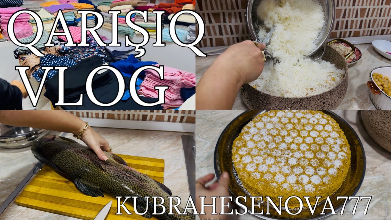 ALDIQLARIM VE YEMEKLER. QARIŞIQ VLOG. #yemektarifleri #vlogs #@kubrahesenova7 #keşfet 