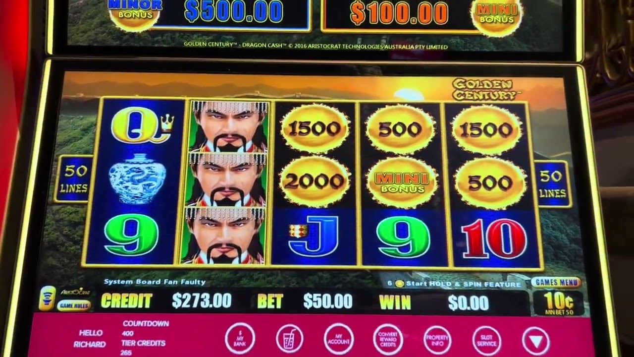 Golden Century Slot machine 😳huge Grand Jackpot. 