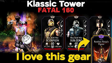 Klassic Tower Fatal 160 | Game Crashing | Full of bugs this game is | MK Mobile