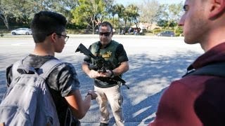 Armed security outside of schools? Information