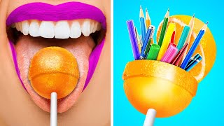 USEFUL LIFE HACKS YOU SHOULD TRY ||DIY Smart Tricks! Awesome School Crafts Ideas By 123GO! GOLD