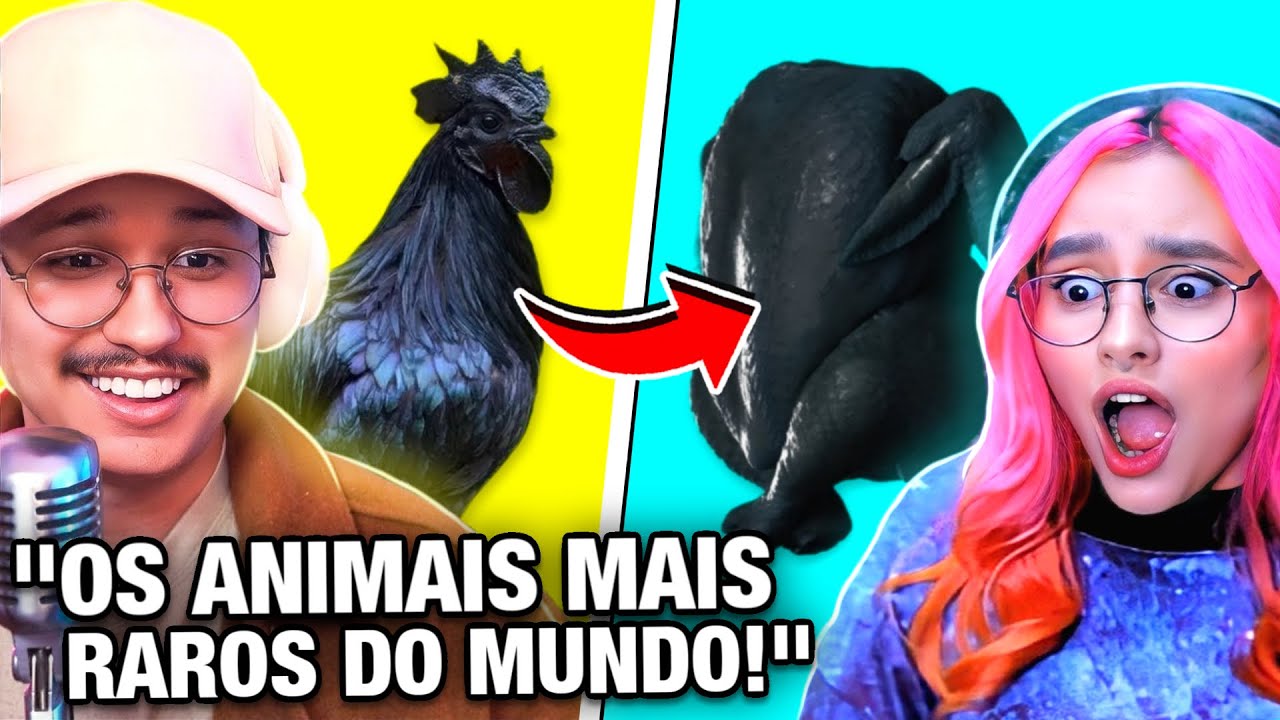 esse são os ANIMAIS únicos que ganharam na loteria genética | React Fala Sério