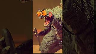 Cousin Ultima plays Godzilla battle line #stopmotion #godzilla #shmonsterarts #cousinultima #rage