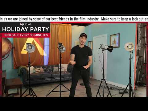 Aputure 600d Pro Launch + Holiday Party: New Sales Every 30 Minutes