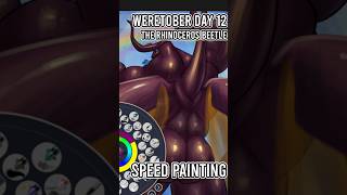 The Rhinoceros Beetle | Weretober day 12 | SpeedPainting #furry #speedpaint #art #digitalart