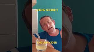 LEMON SHERBET ENGLISH CIDER #viral #aldi #cider #lemon #sherbet #drink #homemade #robshomemade