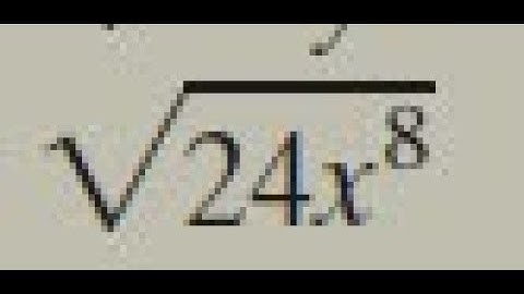 sqrt(24x^8), square root of 24x^8 simplify