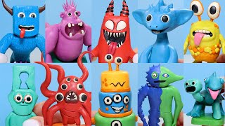 All Bosses Making Garten of Banban 3 and 4 New Monsters Sculptures Part 3 | Dimia clay