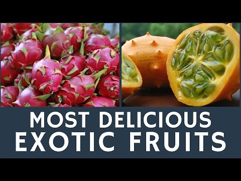 Video: 10 Mest Populære Eksotiske Frugter