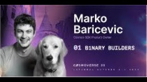 Building Software for a Modular Future - by Cosmos-SDK Product Owner Marko Baricevic