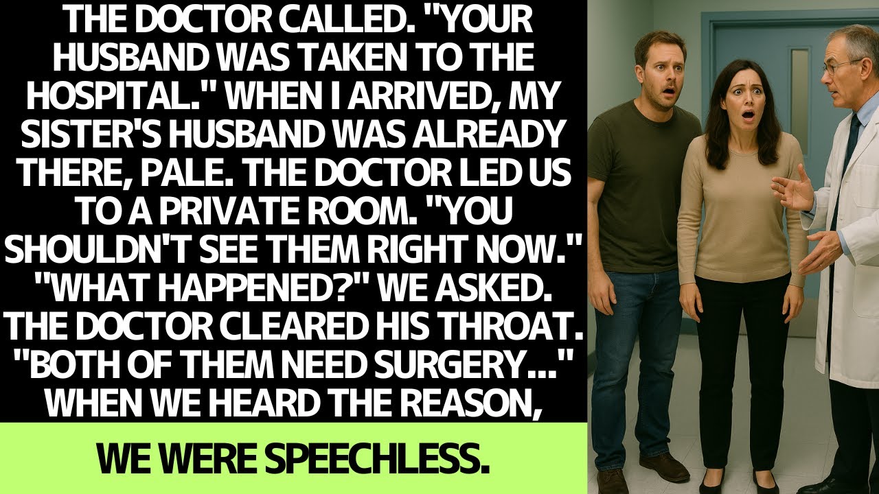 The doctor said my husband needed emergency surgery, but when I heard