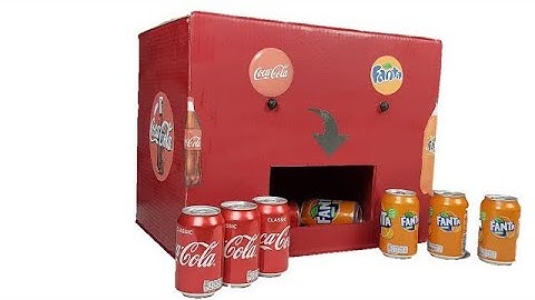 Genius DIY Coca Cola and Fanta Vending Machine