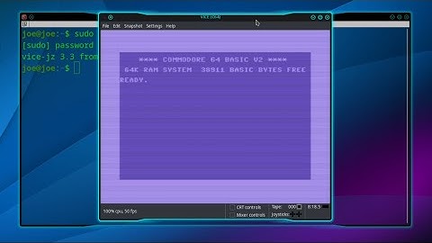 Install VICE Version 3.3 In Ubuntu 20.04 - C64 Emulator
