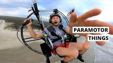 UNCUT Paramotor Beach Flying From 20 Year Old Pro Paramotor Pilot Trevor Steele
