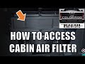 HOW TO ACCESS THE CABIN AIR FILTER OF CHEVROLET COLORADO 2020