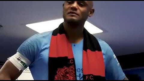 Vincent kompany cried, as he said good-bye to his all partner mancity