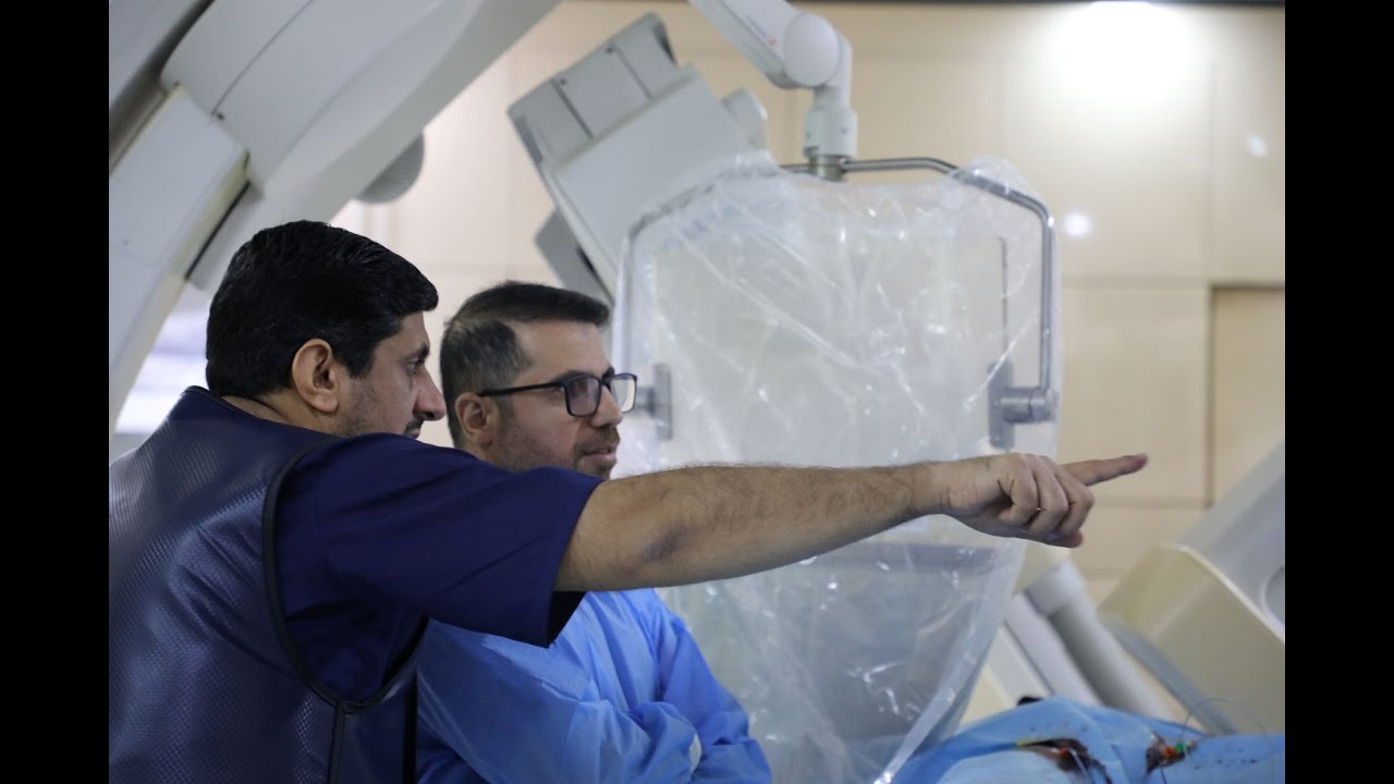 عمليات نوعية و متنوعة في كهربائية القلب بمركز النجف لمرضى من شمال العراق