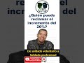 ¿Quién puede reclamar el incremento de pension  de el 20% ?'