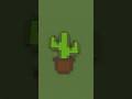 How to build a Cactus pixel art in Minecraft 1.21.11