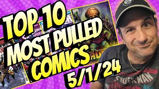Top 10 Pulled Most Comic Books 5\/1\/24 A Slow Week for New Comic Books