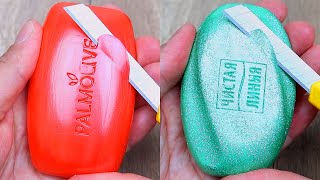 Relaxing Soap Cutting ASMR. Satisfying Soap and lipstick cutting. Corte de jabón - 756