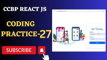 Nxt Trendz Authentication | Coding Practice 27 | REACT JS | NxtWave | CCBP 4.0
