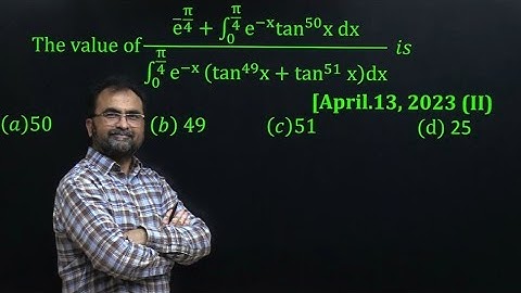 IIT JEE Main Definite Integration PYQ 11 April 2023 Shift 2