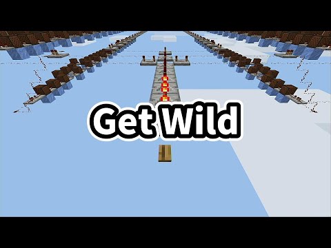 【Minecraft】 Get Wild/TMN をマイクラで演奏してみた