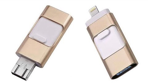 iOS Flash Drive || How to use USB drives with an iPhone || 3 in 1 USB OTG Flash Drive for iPhone