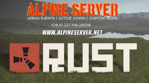 Alpine Rust Server - Maze Madness