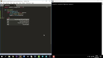 Python Sürekli Dinleyen Sesli Komut Programı