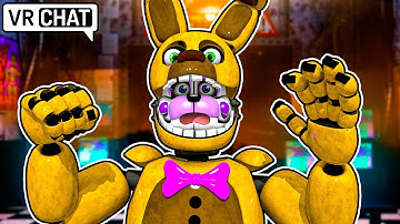 Funtime Freddy TRAPPED in a Springlock Suit in VRCHAT
