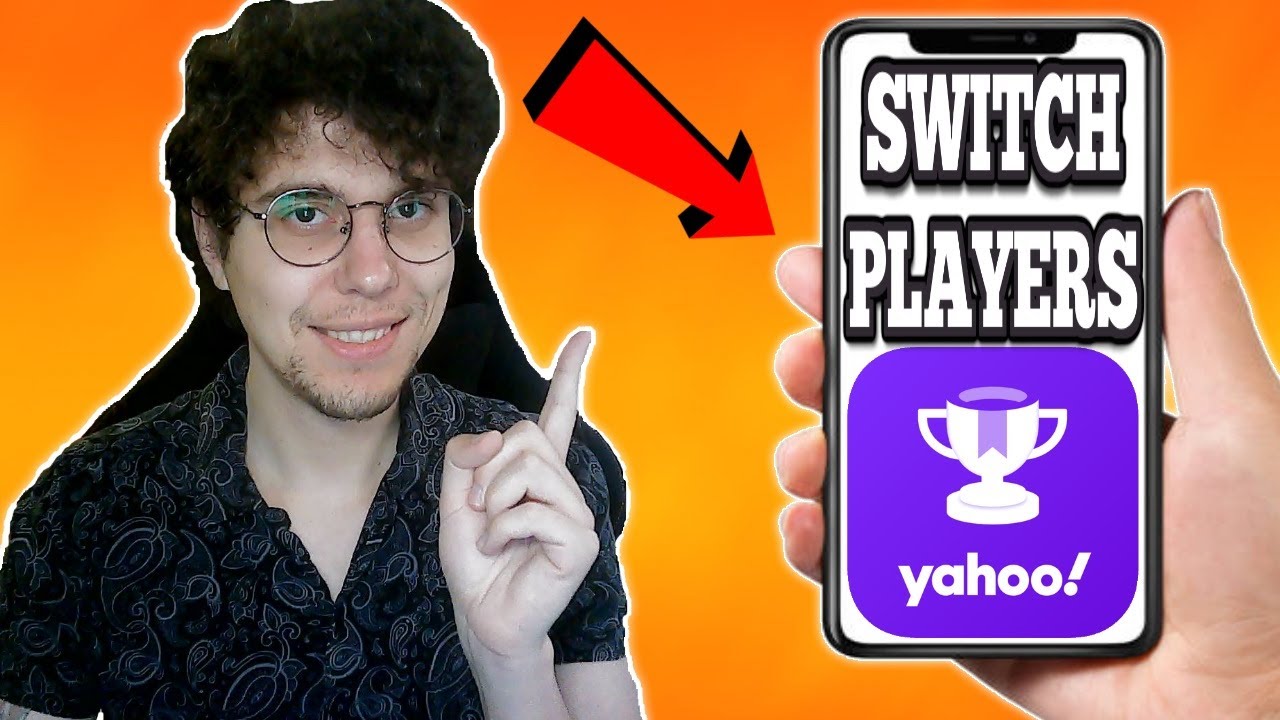 How To Switch Players On Yahoo Fantasy Football - YouTube