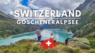 Stunning hike around the Göscheneralpsee lake in Switzerland