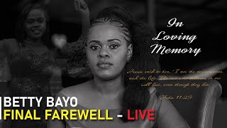 LIVE: Betty Bayo's Burial Ceremony | Emotional Tributes | Huruka Uhoro