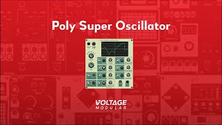 Famous Voltage Modular | Poly Super Oscillator Profile