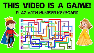 Youtube Game - Maze Video Game 3 - Play with computer keyboard