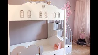 Стильная детская комната для двоих деток