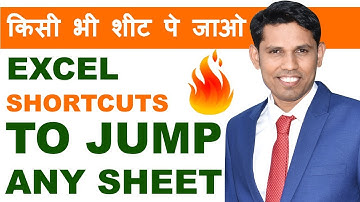 Excel Shortcut to jump any sheet || How to jump on any sheet in Excel? || Excel Tricks