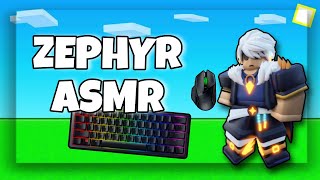 Zephyr Kit Pro Gameplay ASMR (Roblox Bedwars)
