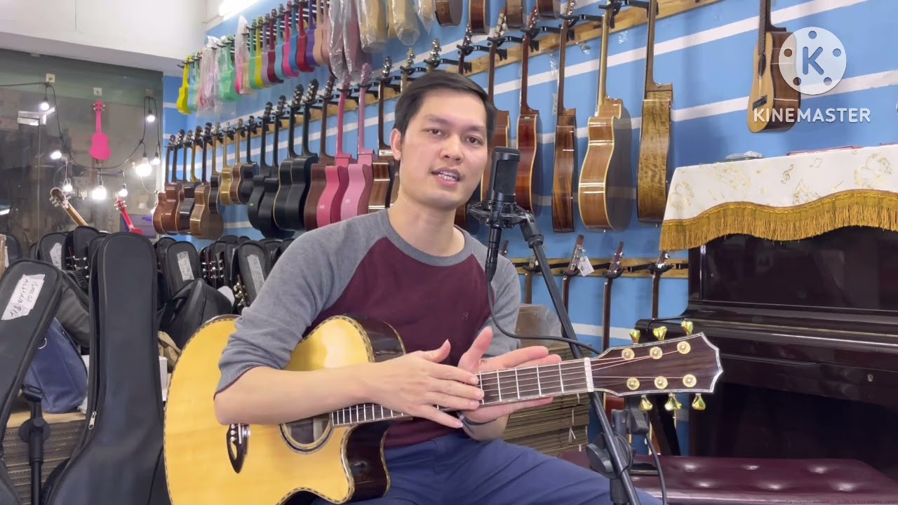 Guitar Cẩm Ấn lắp EQ METB12 chính hãng. Chỉ còn 6 triệu.