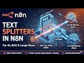 Text Splitters in n8n Explained | Chunking for RAG, Embeddings & AI Workflows