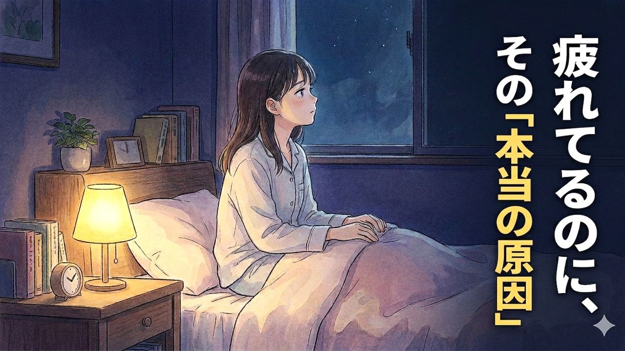 「疲れてるのに眠れない、その本当の理由」