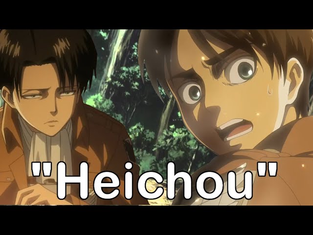 Eren calling Levi Heichou  moments class=