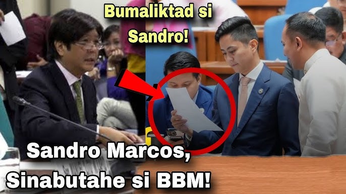 Bongbong Marcos, NAMUTLA sa NILABAS na EBIDENSYA ni SANDRO MARCOS! NAGKAGULO SA SENADO! - YouTube