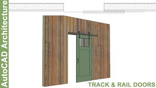 Track, Barn and Rail Doors in AutoCAD Architecture