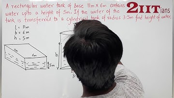 MENSURATION Exercise 17.5 Q 4 Class X ICSE | IIT JEE A rectangular water tank of base 11 m x 6 m